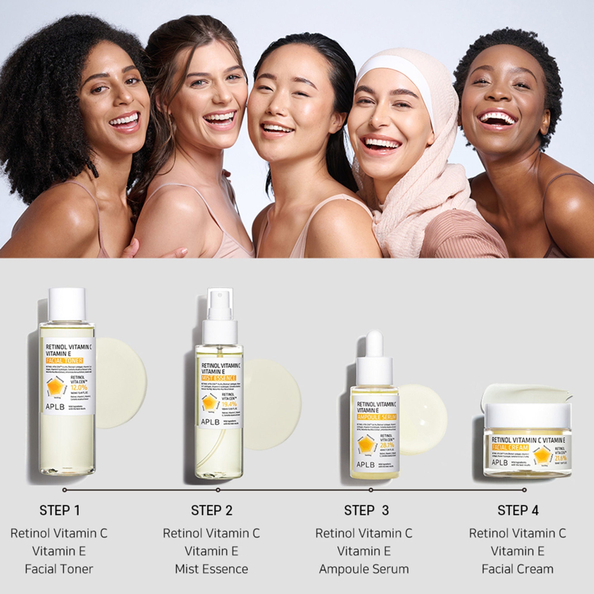 APLB Retinol Vitamin C Vitamin E Facial Cream