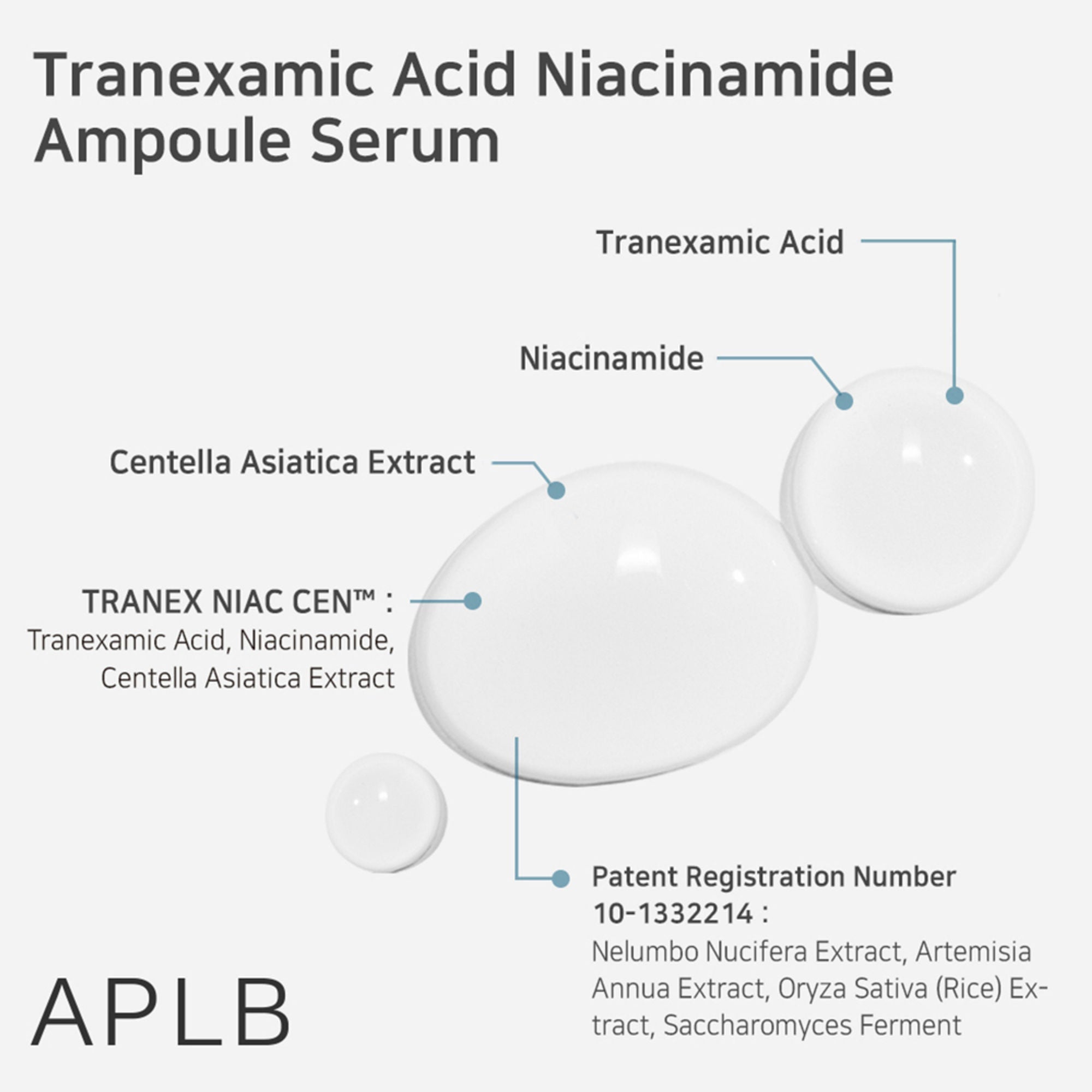 APLB Tranexamic Acid Niacinamide Ampoule Serum - Distacart