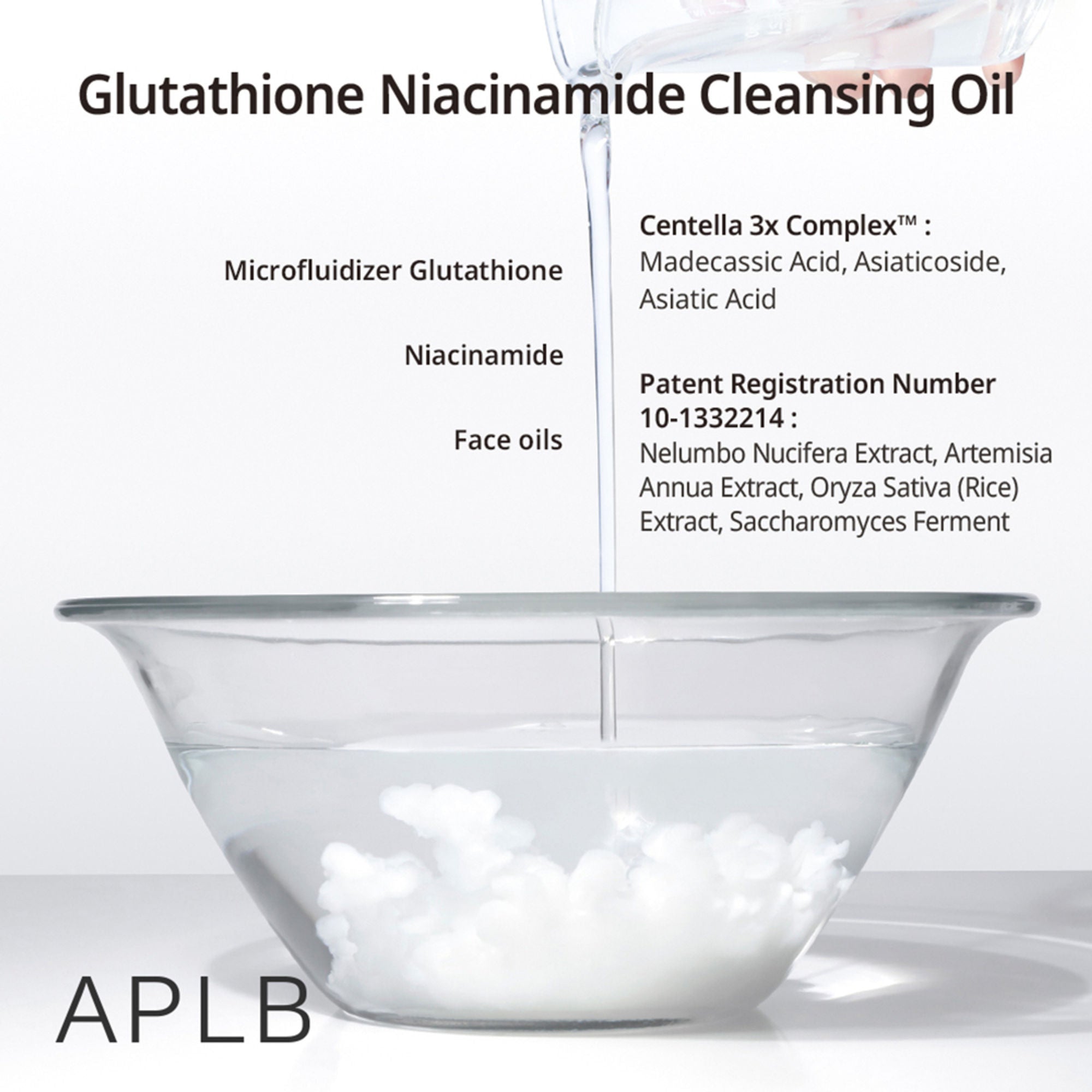 APLB Glutathione Niacinamide Cleansing Oil