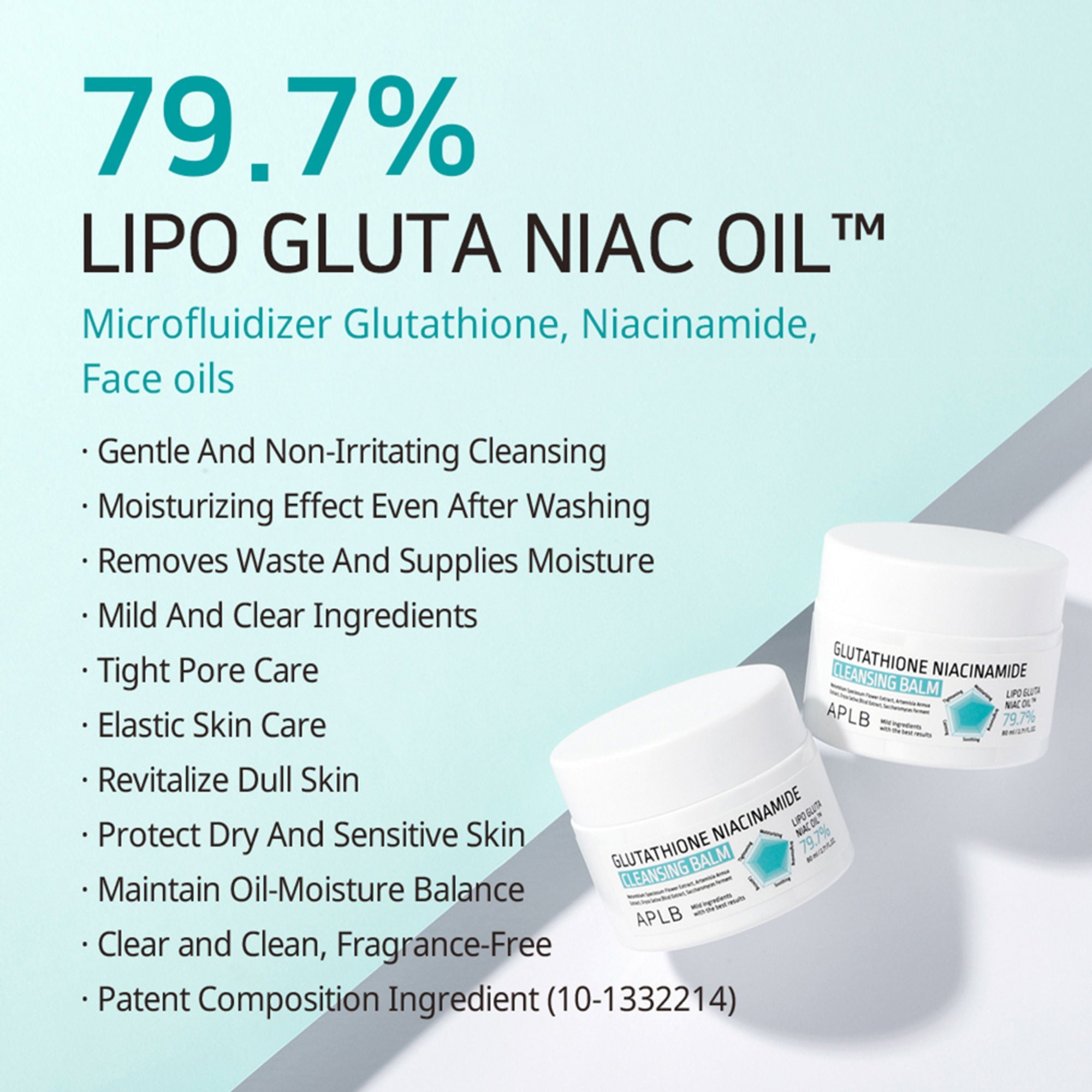 APLB Glutathione Niacinamide Cleansing Balm
