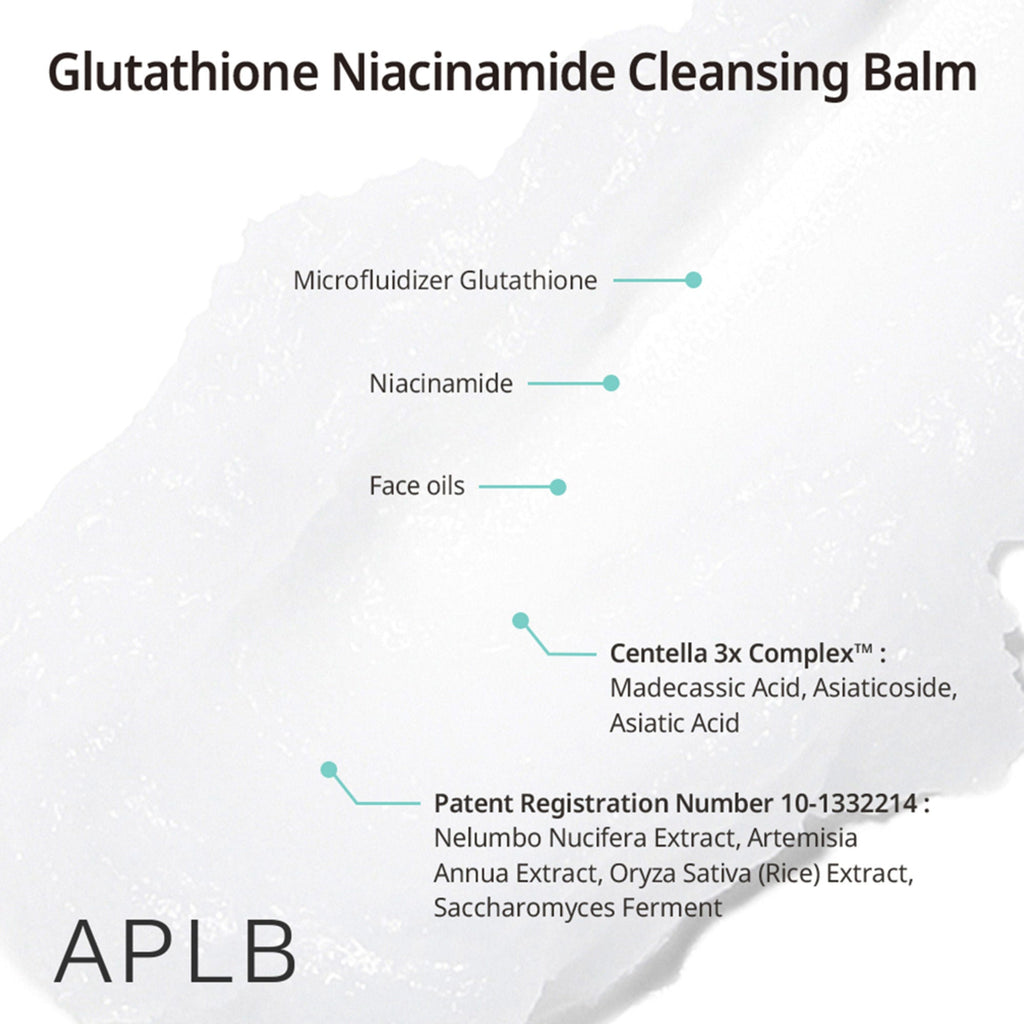 APLB Glutathione Niacinamide Cleansing Balm