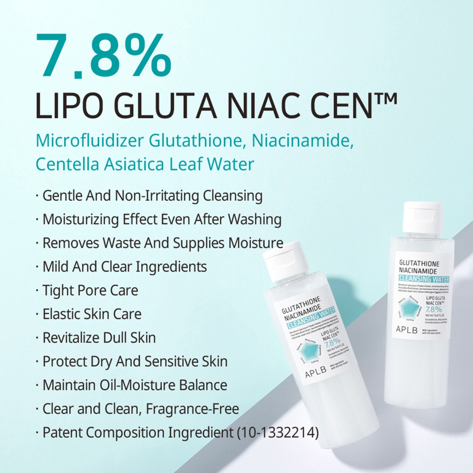 APLB Glutathione Niacinamide Cleansing Water