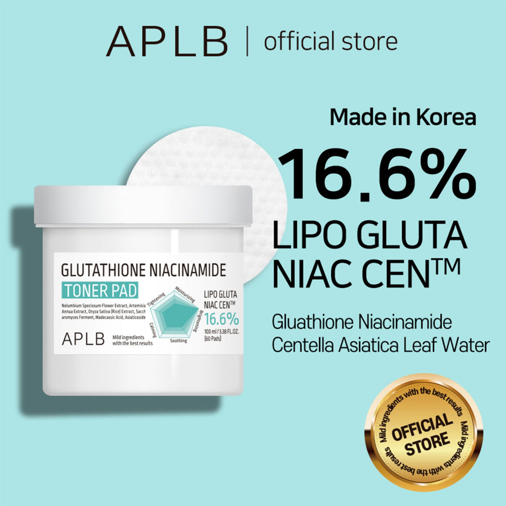 APLB Glutathione Niacinamide Toner Pad