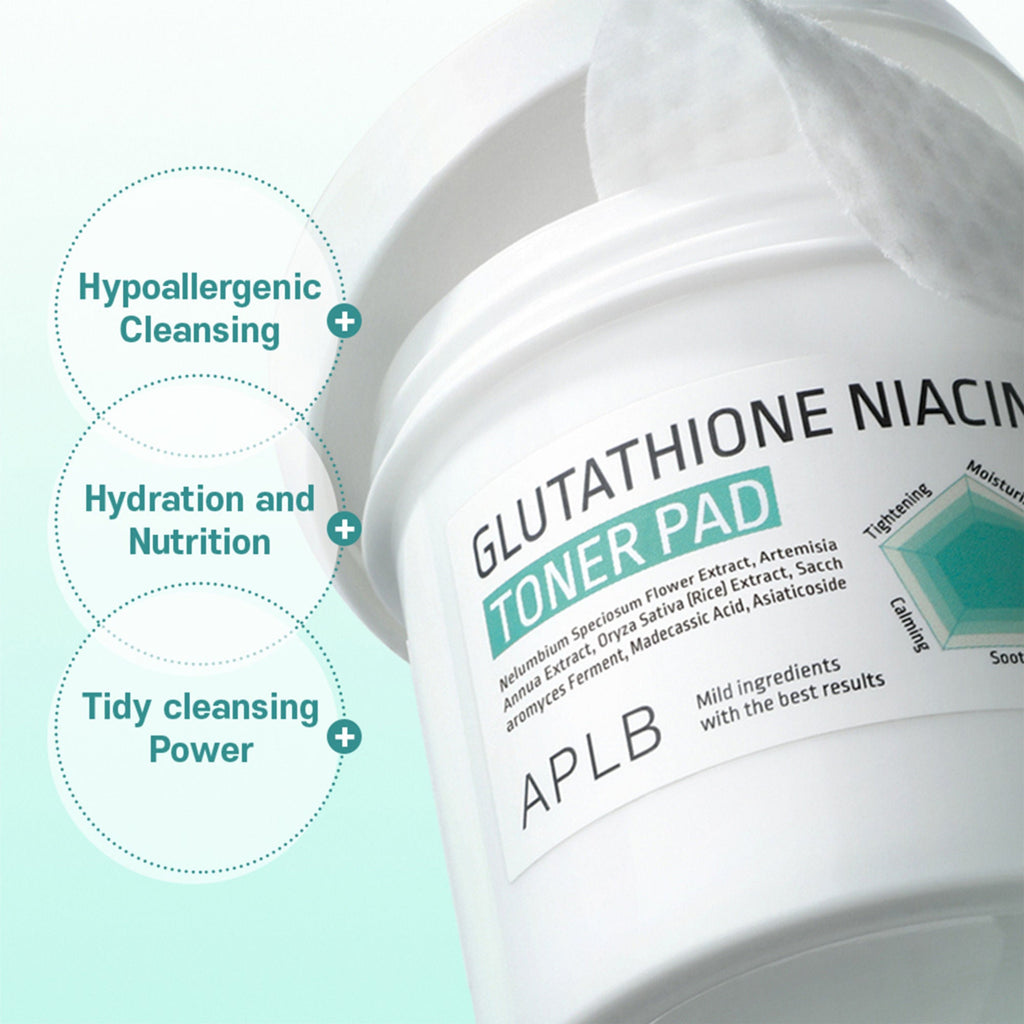 APLB Glutathione Niacinamide Toner Pad