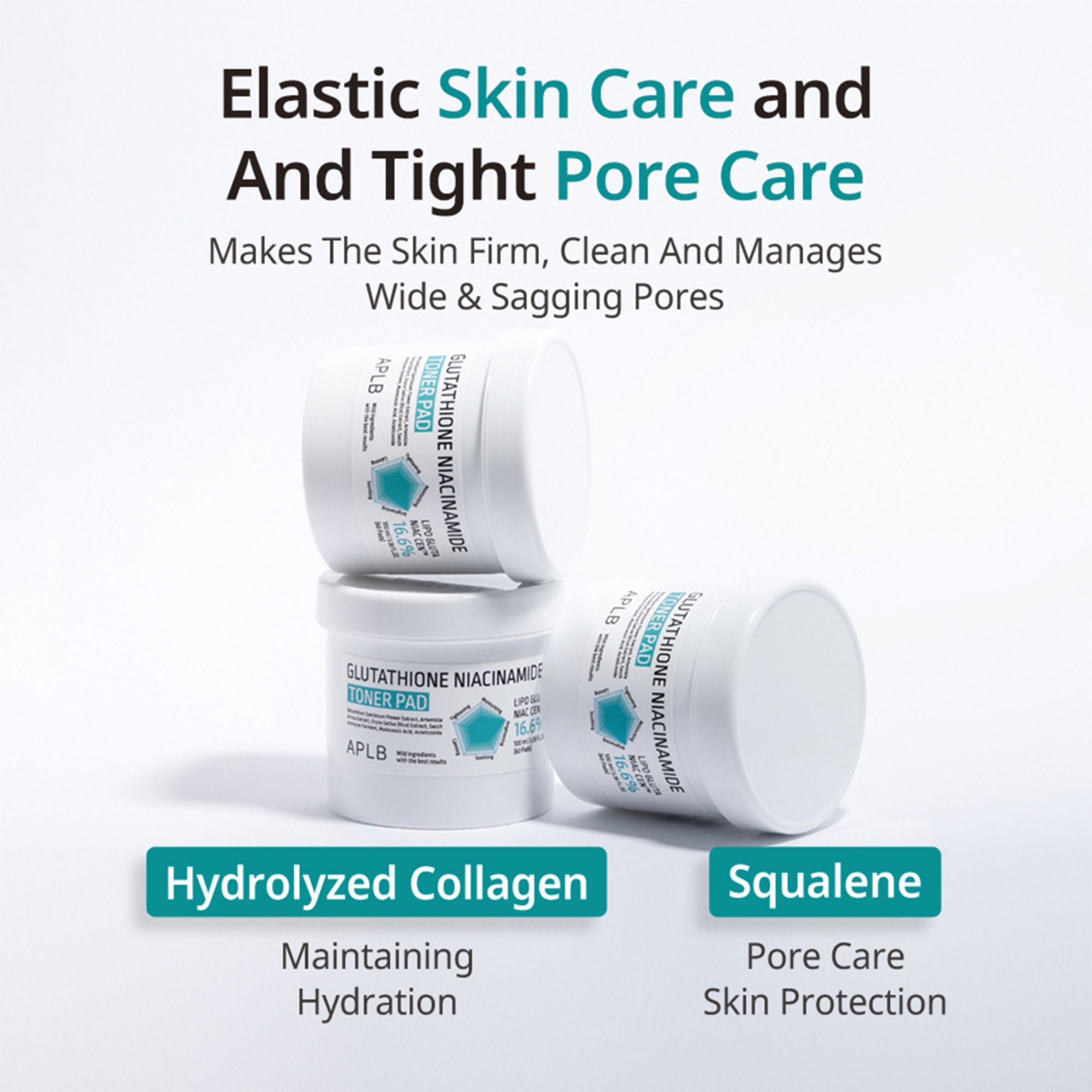 APLB Glutathione Niacinamide Toner Pad