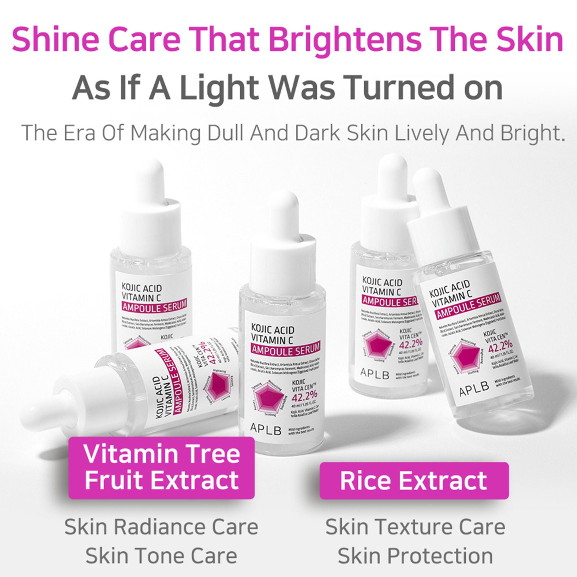 APLB Kojic Acid Vitamin C Ampoule Serum