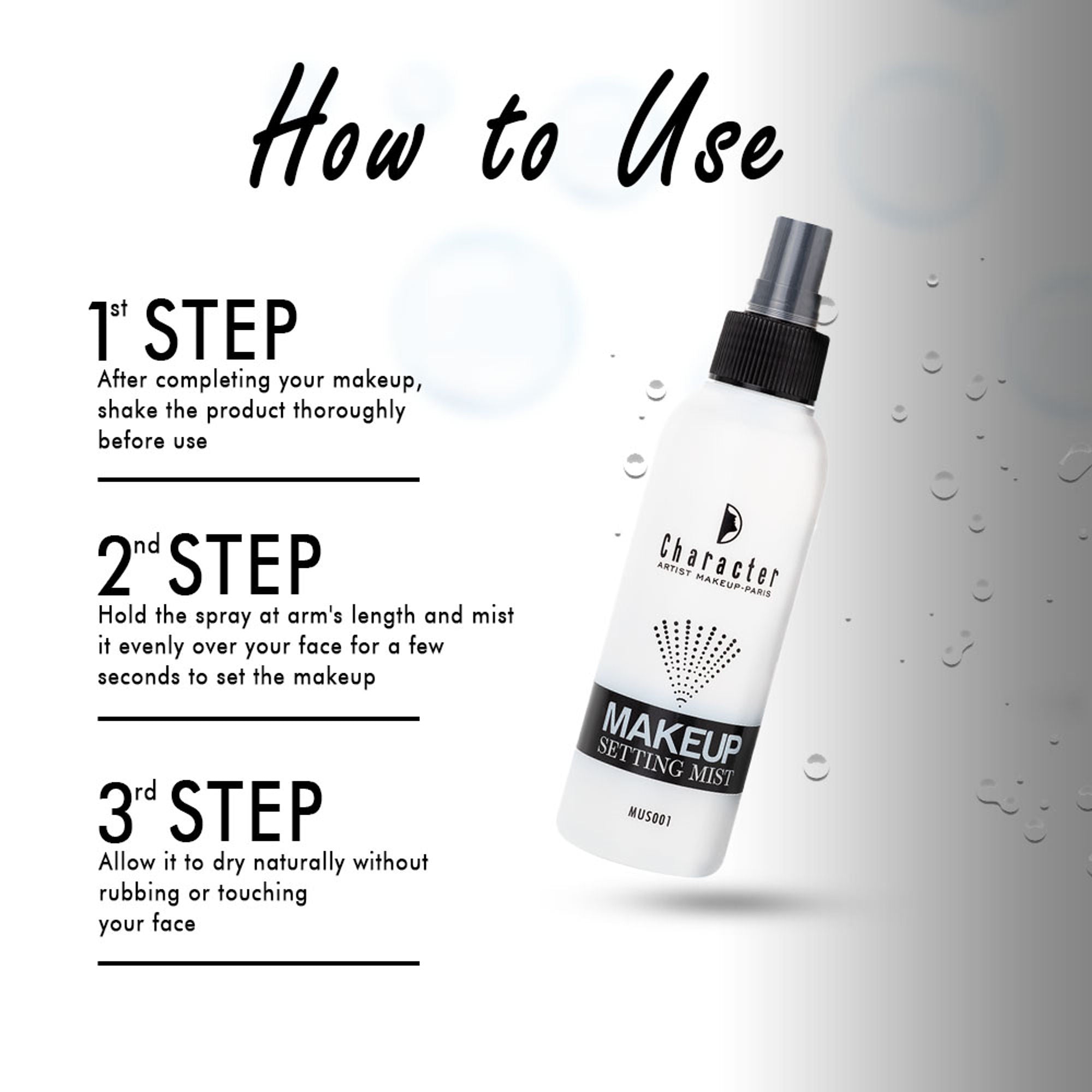 Character Makeup Setting Mist