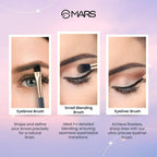 MARS Cosmetics Eye Enchanted Brush - Set of 3