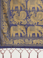 Saree Mall Pink & Beige Printed Bhagalpuri Saree - Distacart