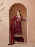 All About You Women Ethnic Motifs Printed Kurta with Palazzos & Dupatta