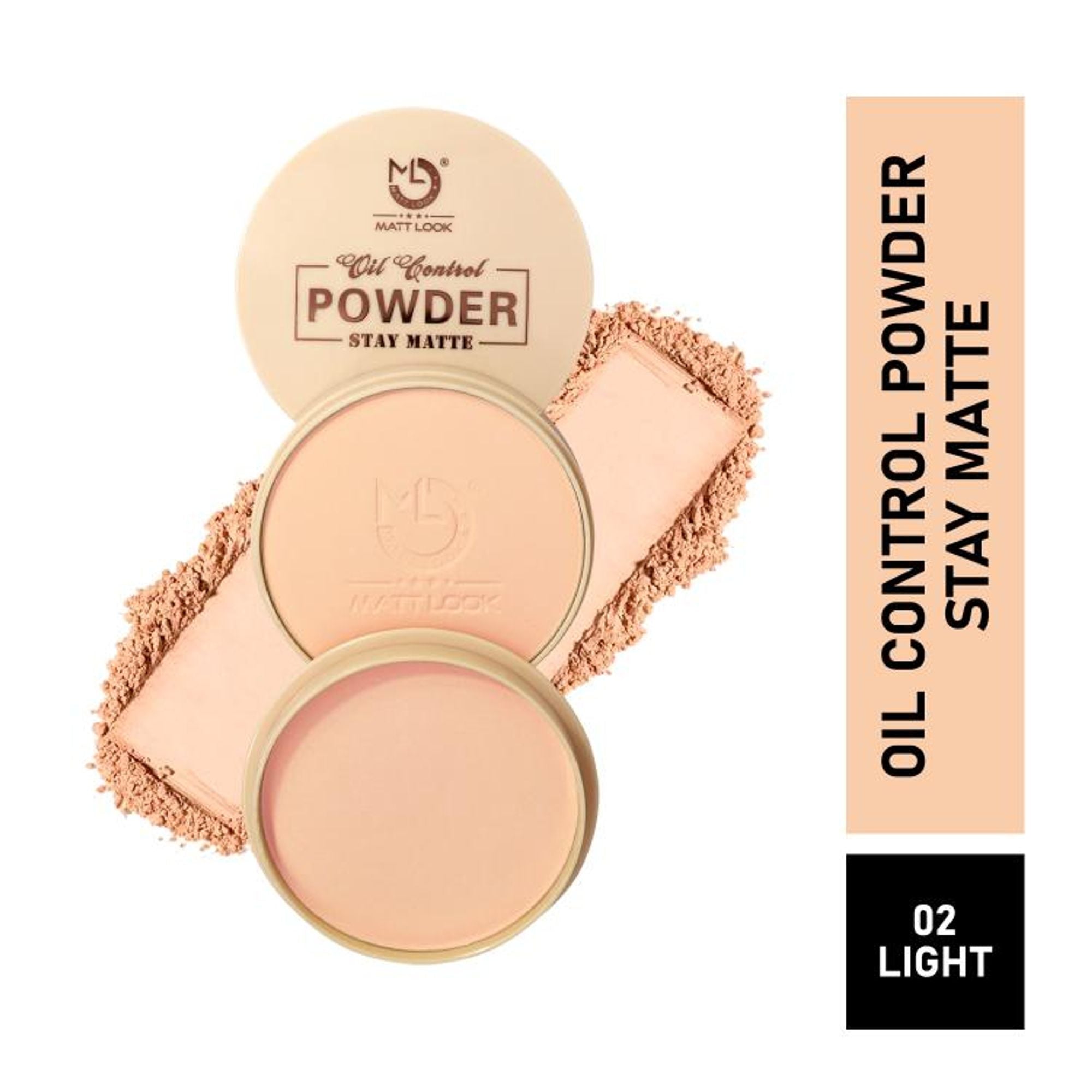 Matt Look CC Oil Control Stay Matte Powder - Light