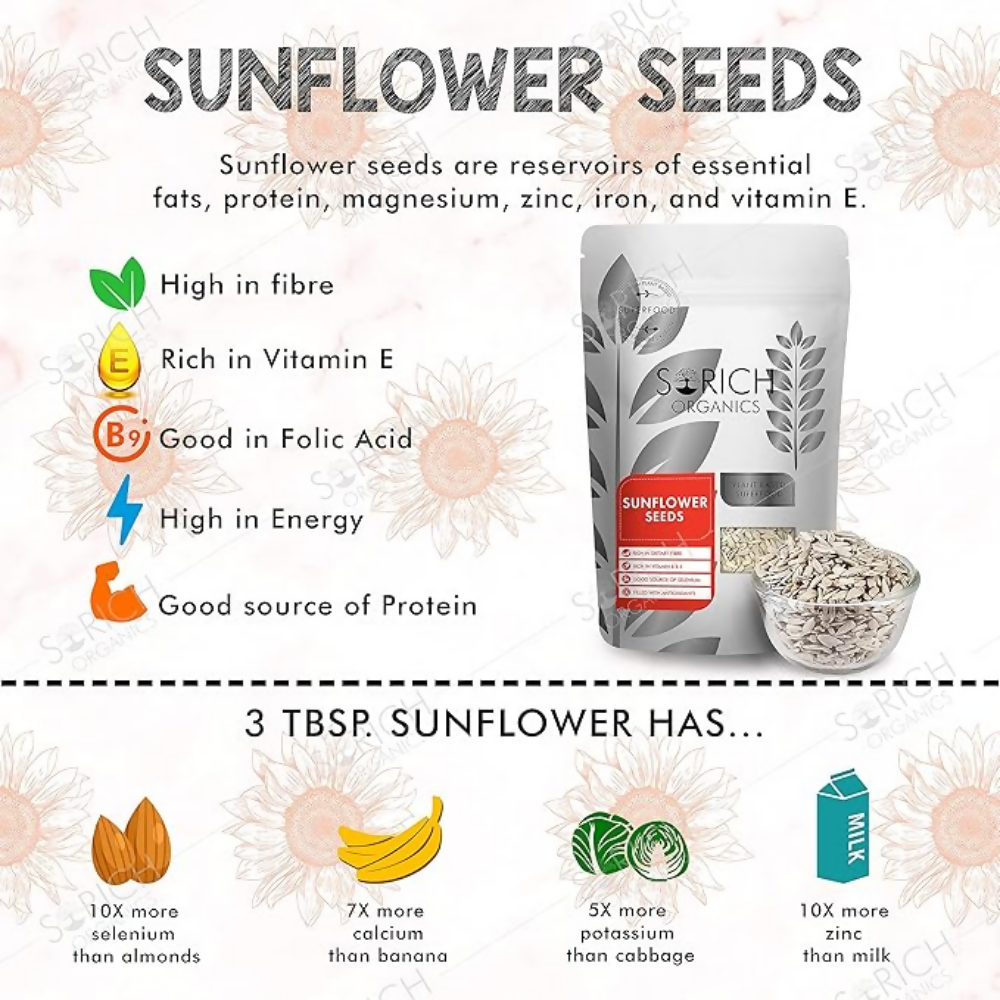 Sorich Organics Raw Flax Seeds & Sunflower Seeds Superfood Combo - Distacart