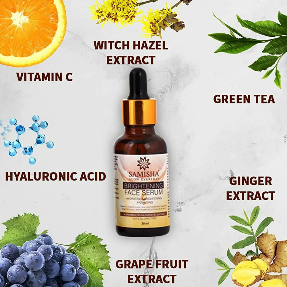 Samisha Organic Brightening Vitamin C Face Serum