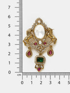 Ruby Raang Emerald Grace Brooch