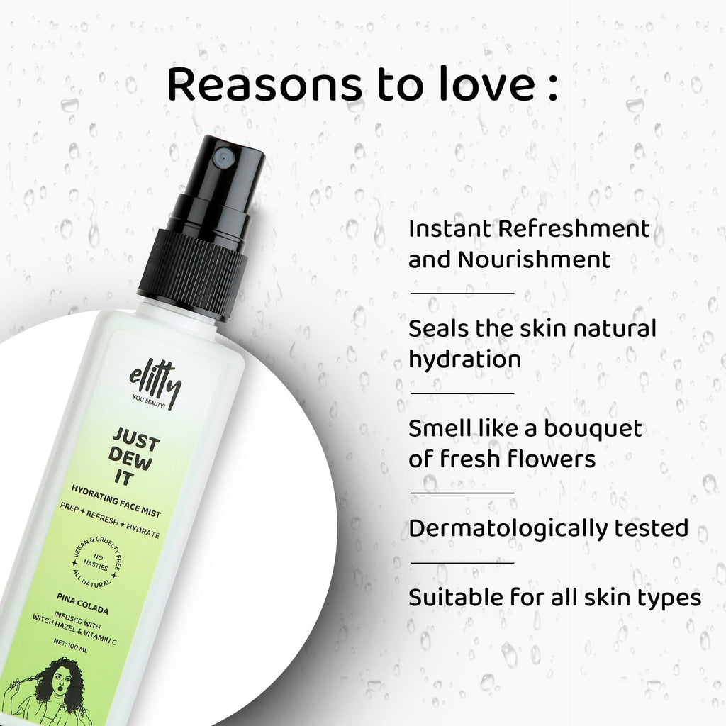 Elitty Just dew it - Hydrating Hydrating Pina Colada Face Mist