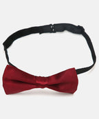 Manet Boys Solid Single Layer Bow - Maroon