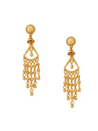 Ruby Raang Gold Dangler Earrings - Distacart