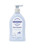Sanosan Baby Bath and Shampoo SLS Free