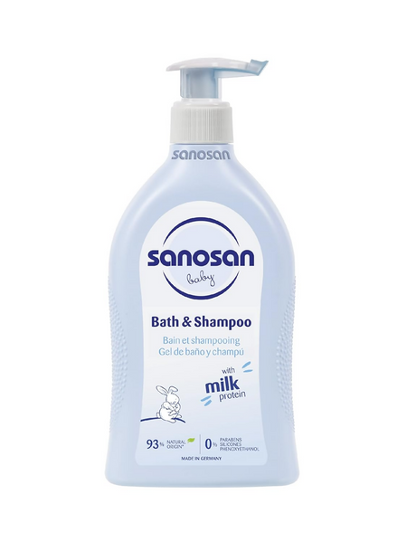 Sanosan Baby Bath and Shampoo SLS Free