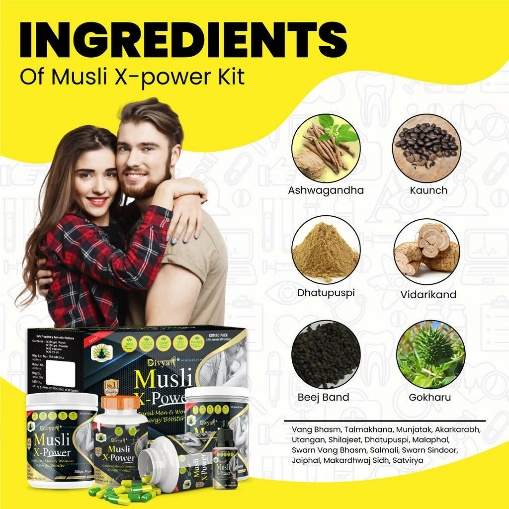 Divya Shree Musli X-Powder Kit - Distacart