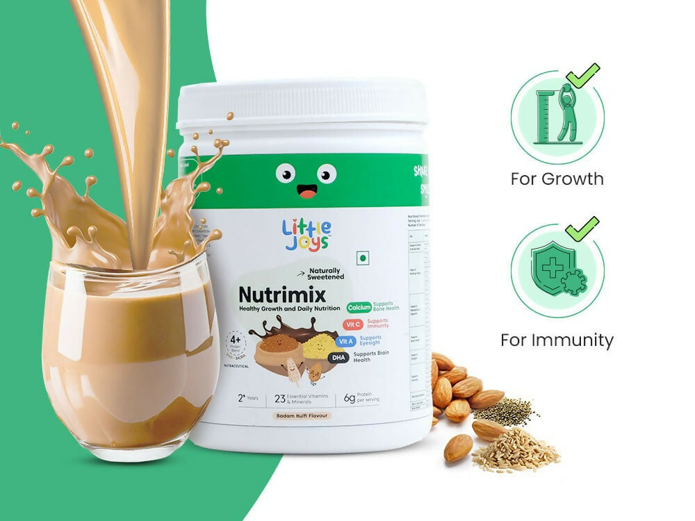 Little Joys Nutrimix Badam Kulfi Nutrition Powder 2 Years - Distacart