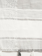 Shree Shyam Fashion Linen Grey Saree - Distacart
