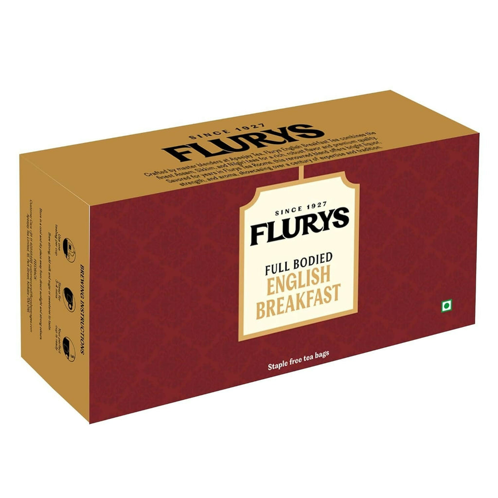 Flurys Distinctive English Breakfast Black Tea Bags - Distacart