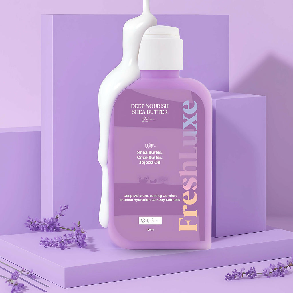 FreshLuxe Shea Butter Lotion with Coco Butter & Jojoba Oil For Deep Moisturization - Distacart