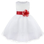 Asmaani Baby Girl's White Color Party Wear Dress (AS-DRESS-22055)