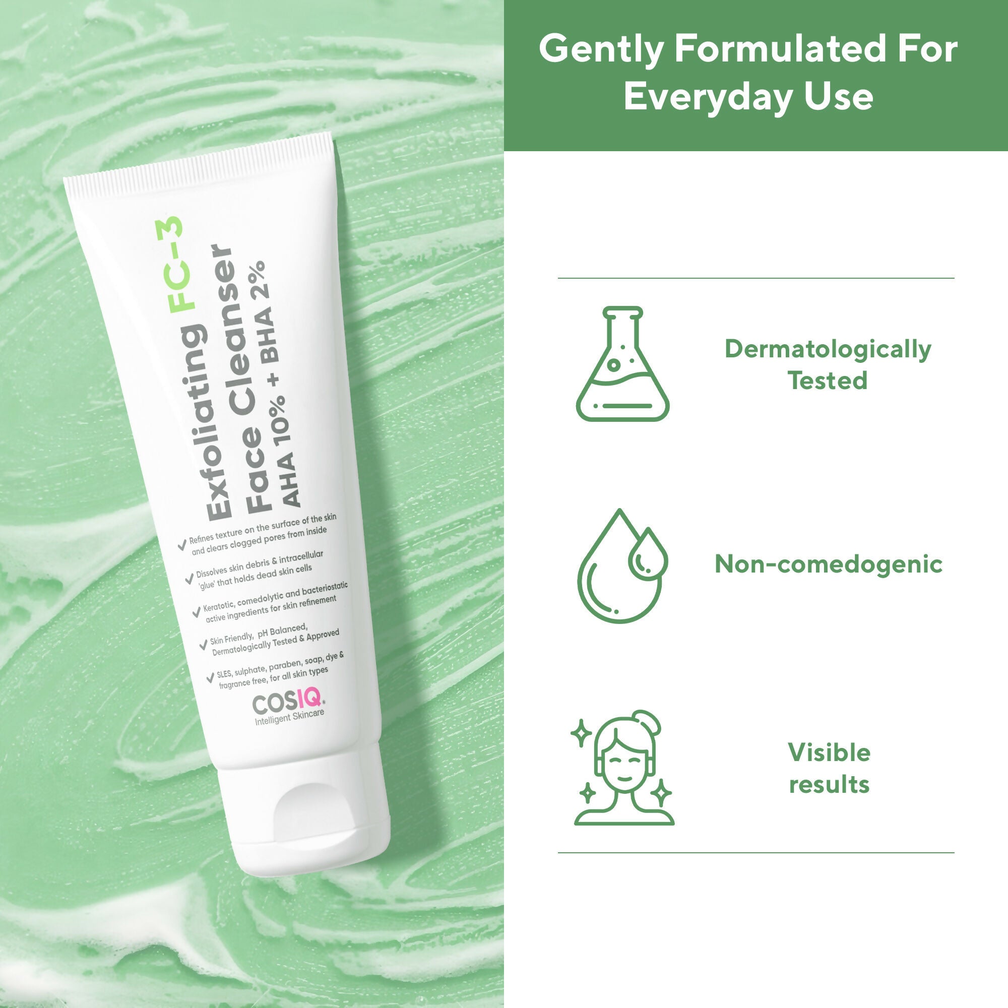 Cos-IQ FC-3 Exfoliating Face Wash