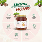Farm Naturelle Cinnamon Infused Honey - 100% Pure and Natural