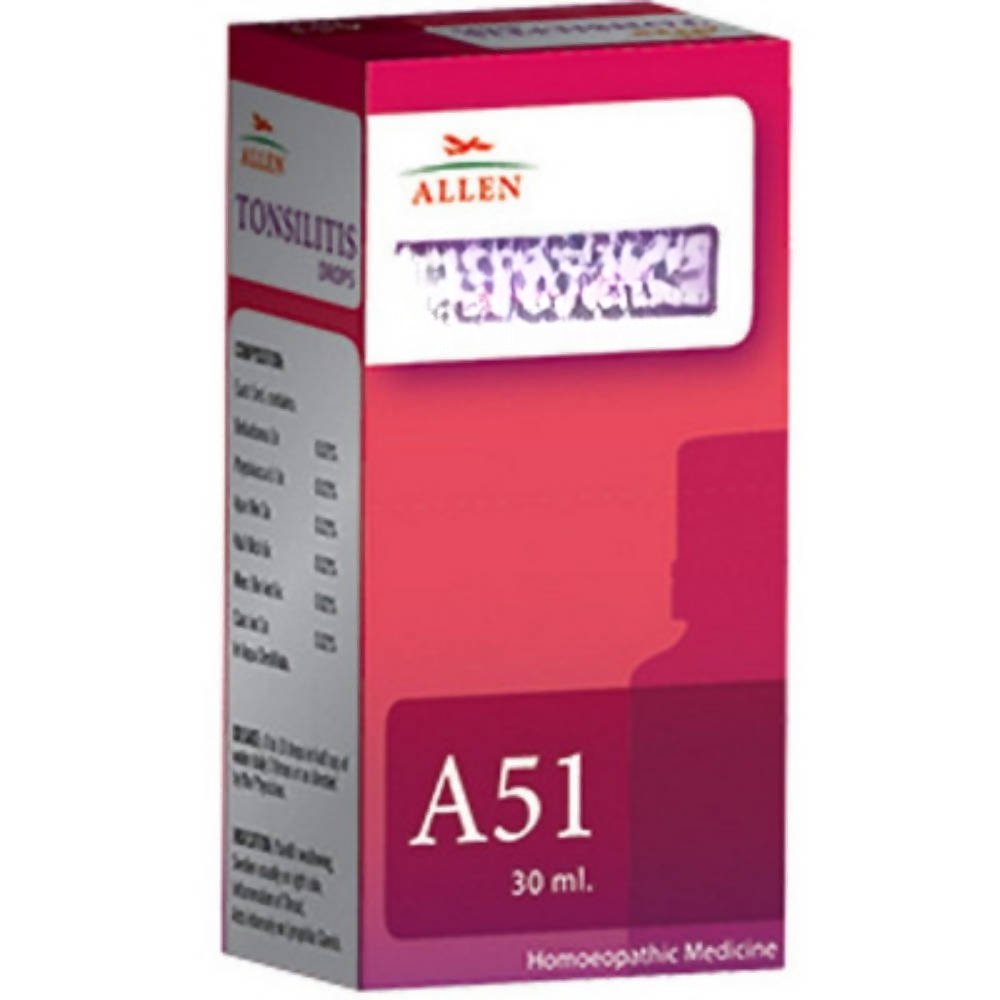 Allen Homeopathy A51 Drops - Distacart