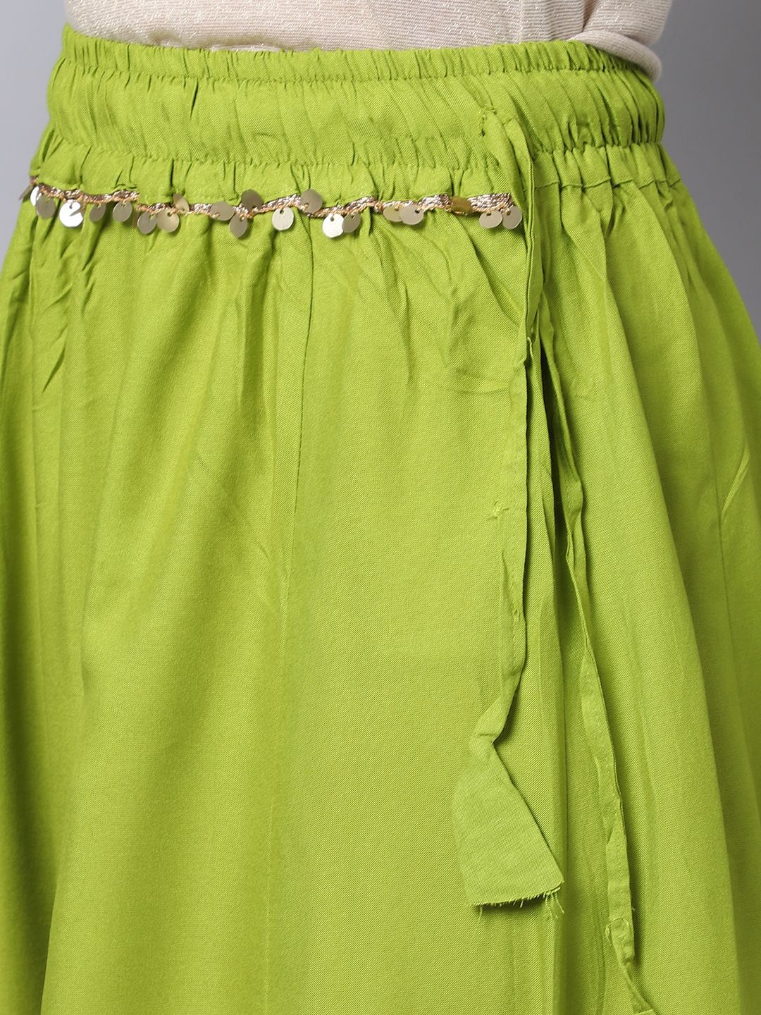 TAG 7 Women Flared Ethnic Palazzos