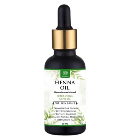 Al Masnoon Henna Oil Henna Leaves Infused In Olive Oil