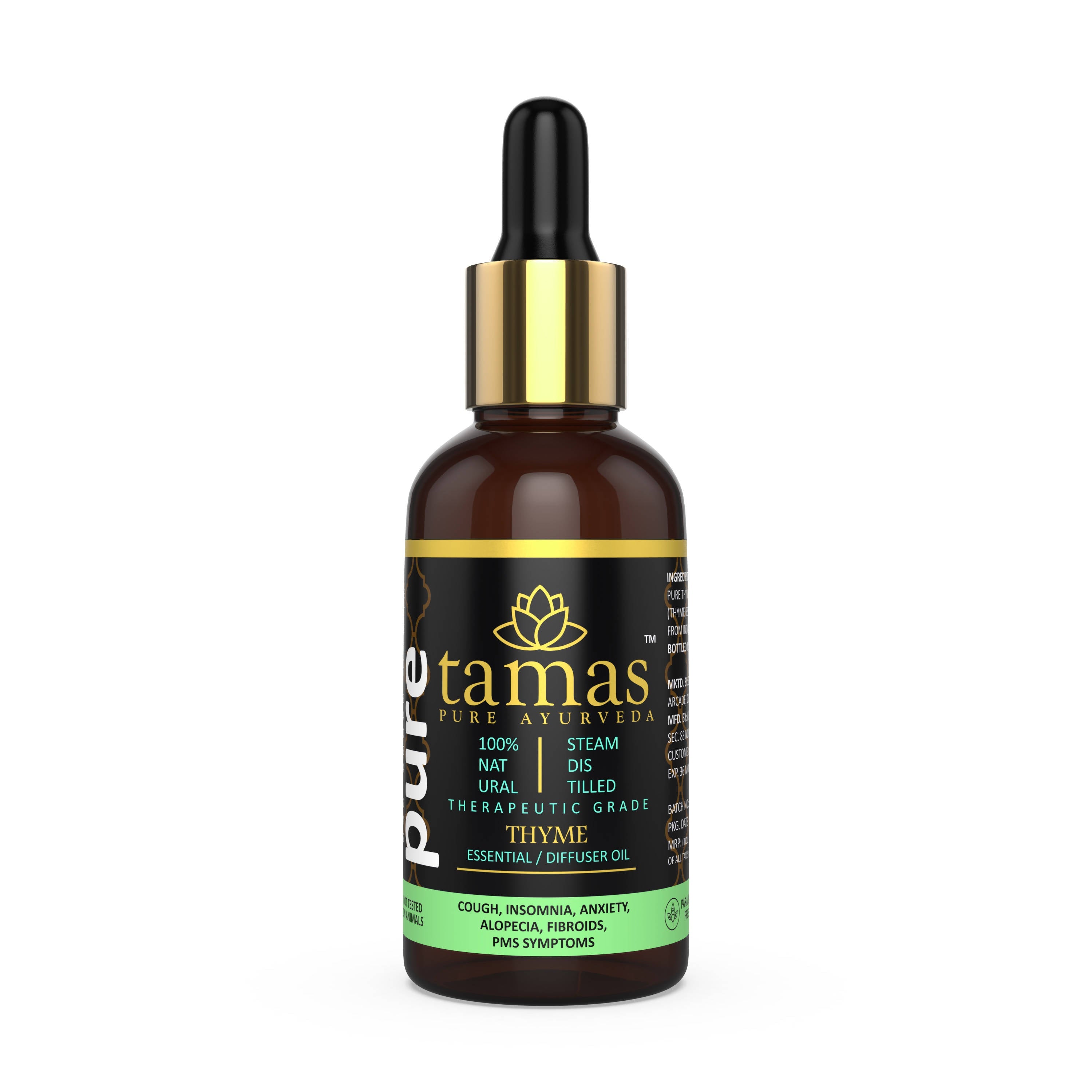 Tamas Pure Ayurveda 100% Natural Thyme Essential Oil