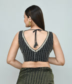 Joban Fashion Women's Dark Green Embroidered Stitched Blouse - Distacart
