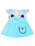 NammaBaby Baby Girl's A-Line Mini Frock Dress - Blue