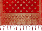 Mimosa Women's Banarasi Art Silk Floral Maroon Dupatta (Free Size) - Distacart