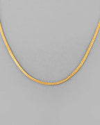 VOJ Gold-Polished Snake Chain For Women