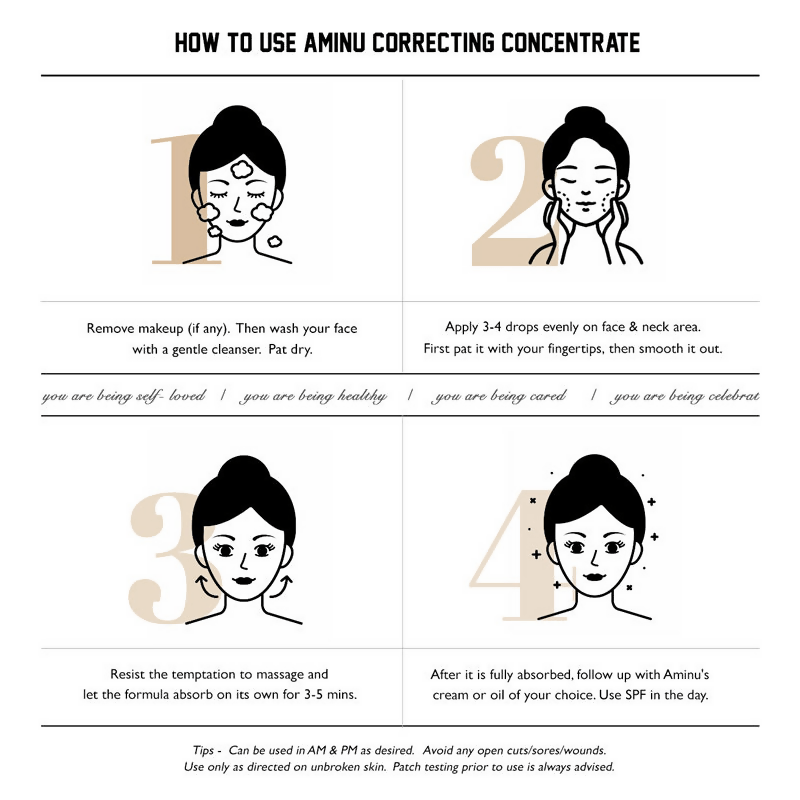 Aminu Brighten Correcting Concentrate For Pigmentation, Uneven Skintone - Distacart