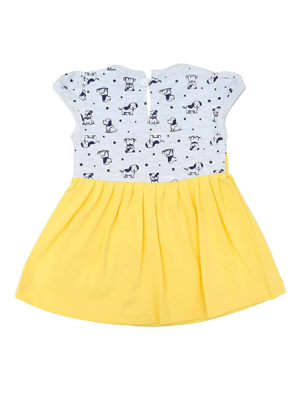 NammaBaby Baby Girl''s A-Line Mini Frock Dress - Yellow
