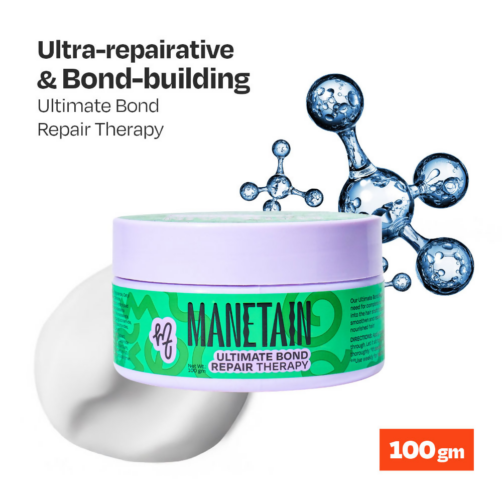 Manetain Ultimate Bond Repair Therapy - Hydrates Strengthens & Restores Damaged Hair