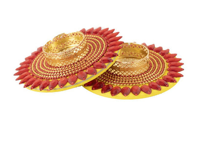 Kundan HandiKrafts Round Floating Candle Holders - Big