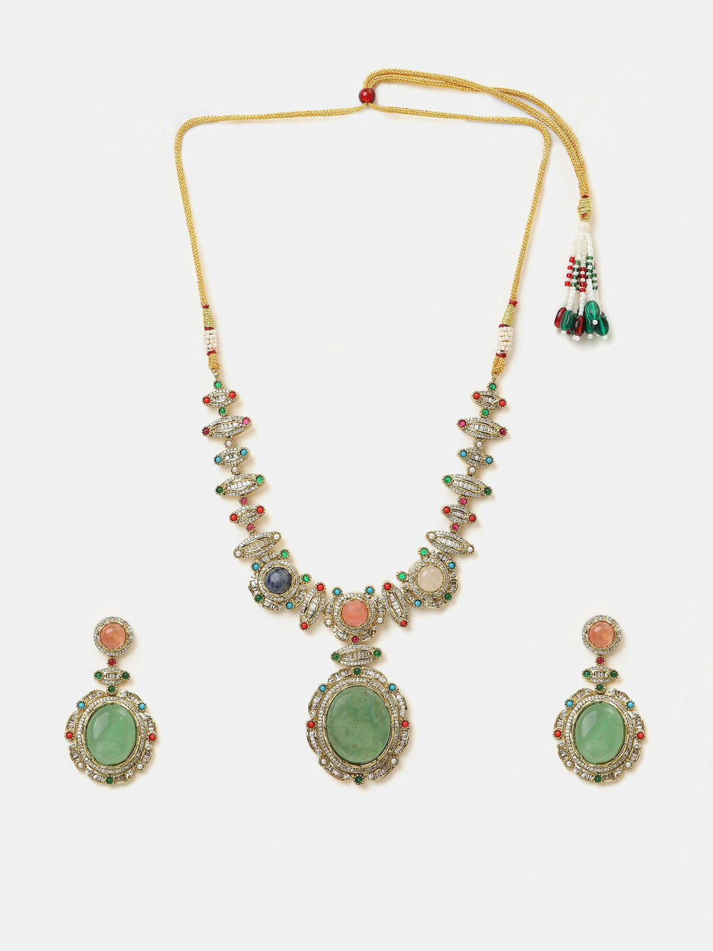 Ruby Raang Navratna Legacy Set
