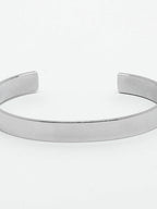 NVR Men Silver Stainless Steel Cuff Bracelet - Distacart