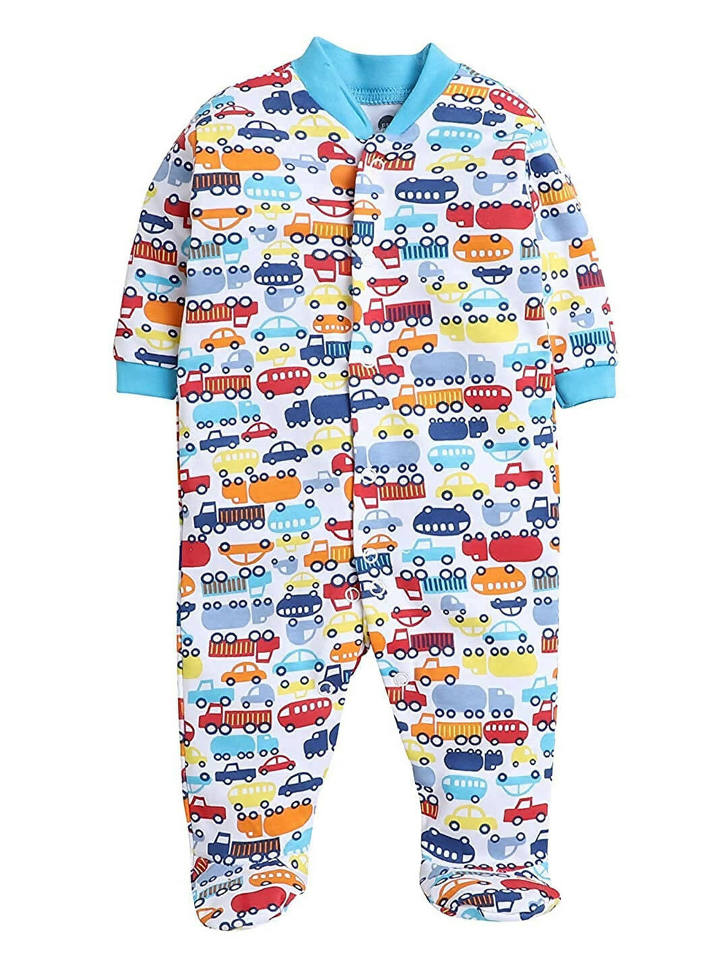 Daddy - G Rompers/Sleepsuits/Jumpsuit /Night Suits for New Born Babies - Turquoise