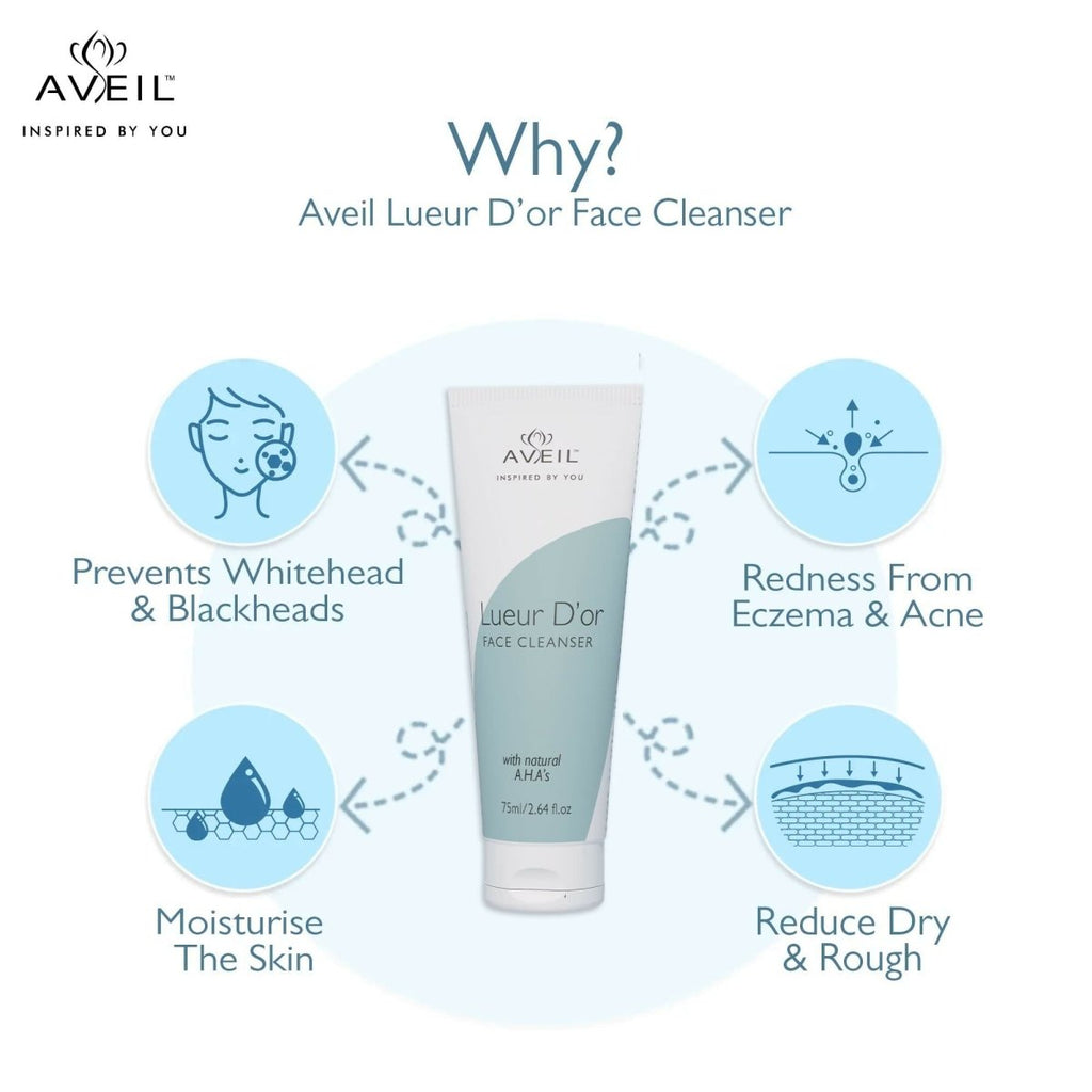 Aveil Lueur D'or Face Cleanser For Youthful & Smooth Skin
