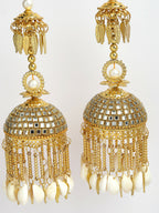 NVR Women's Pack Of 2 Gold-Polished Kundan Kaleera Sets - Distacart
