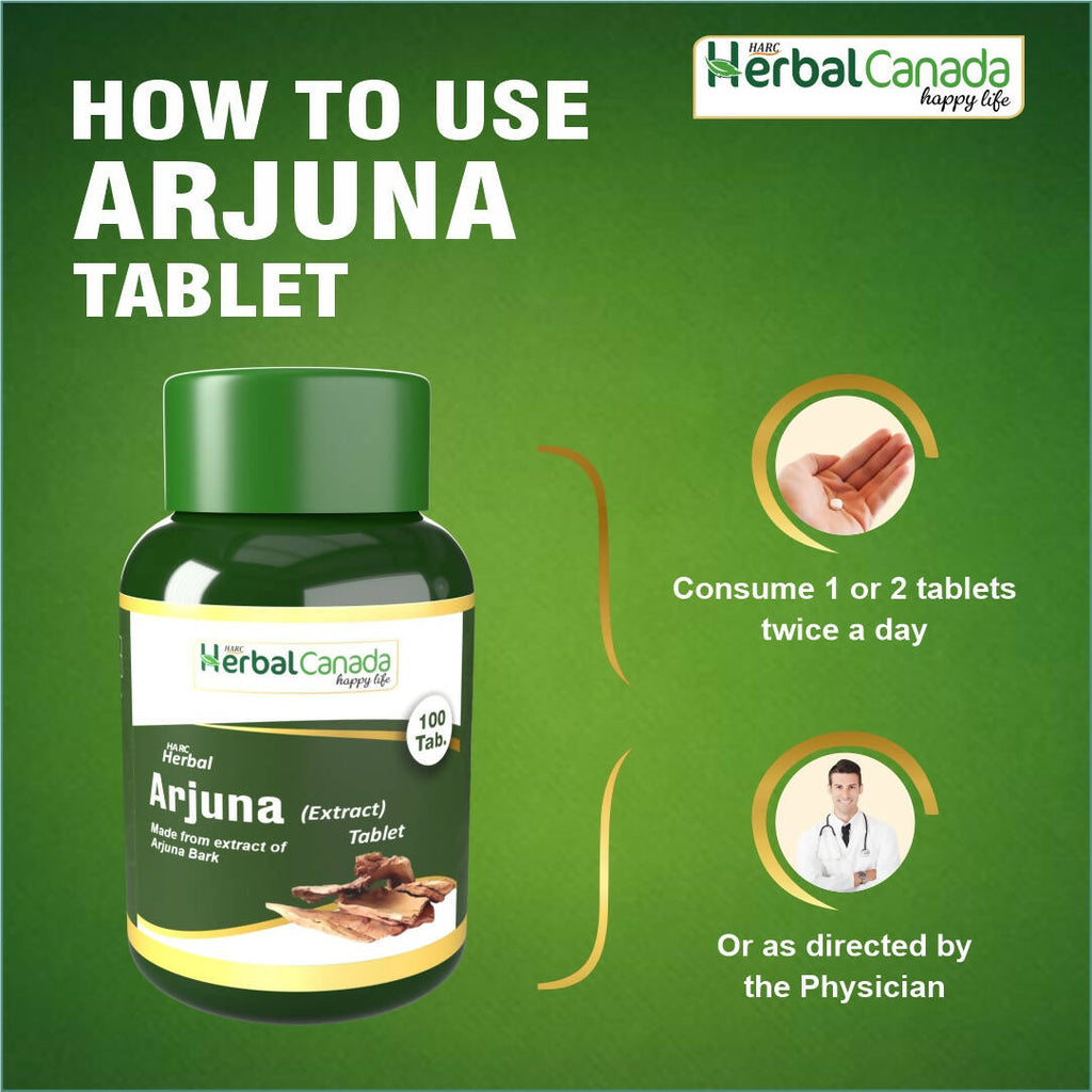 Herbal Canada Arjuna Extract Tablets - Distacart