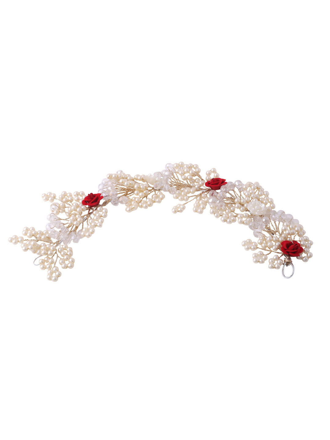 NVR Women's Embellished Beaded Hair Accessory Set